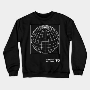 Dark Globe / Minimalist Graphic Design Crewneck Sweatshirt